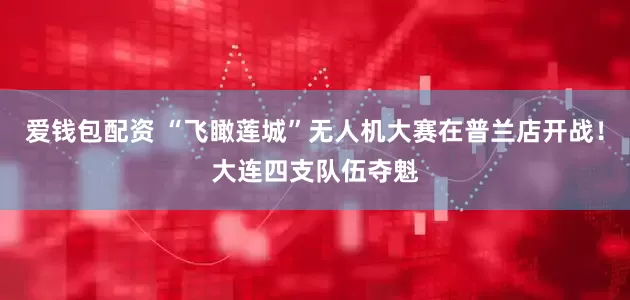爱钱包配资 “飞瞰莲城”无人机大赛在普兰店开战！大连四支队伍夺魁